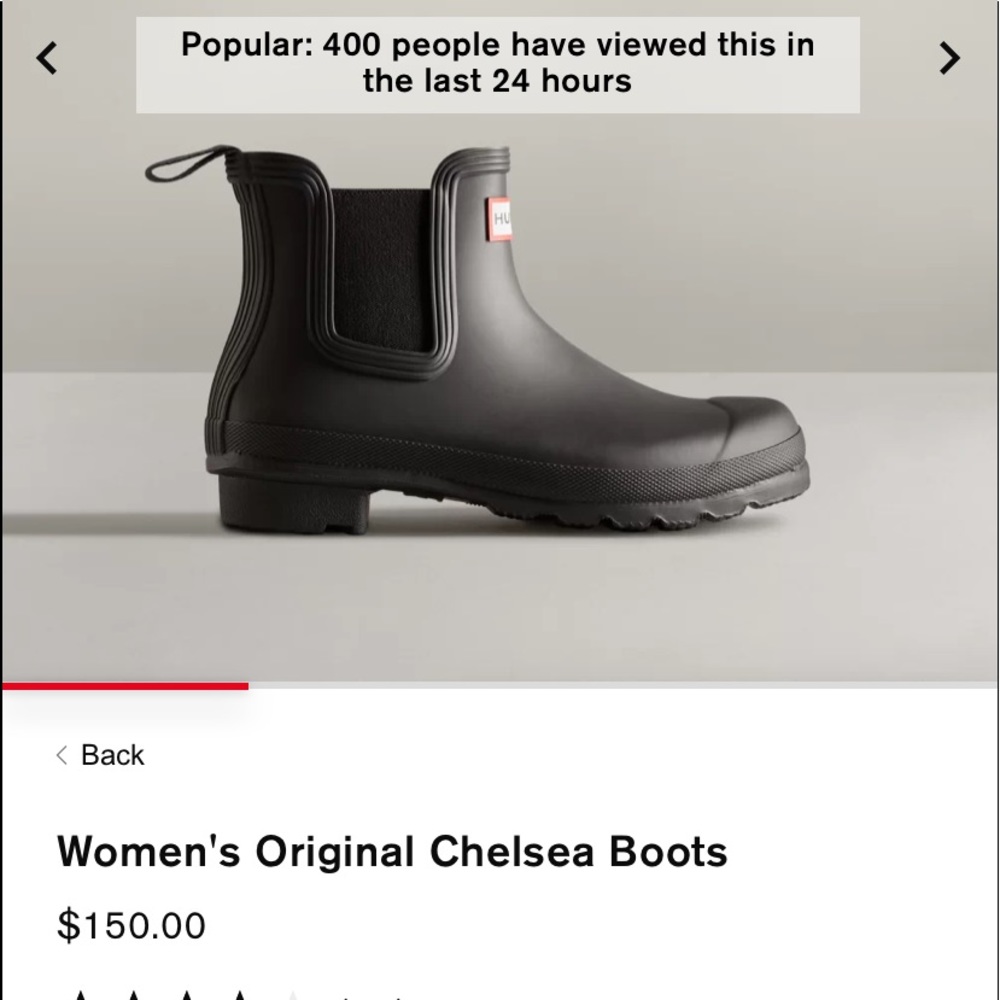 Women’s hunter boots